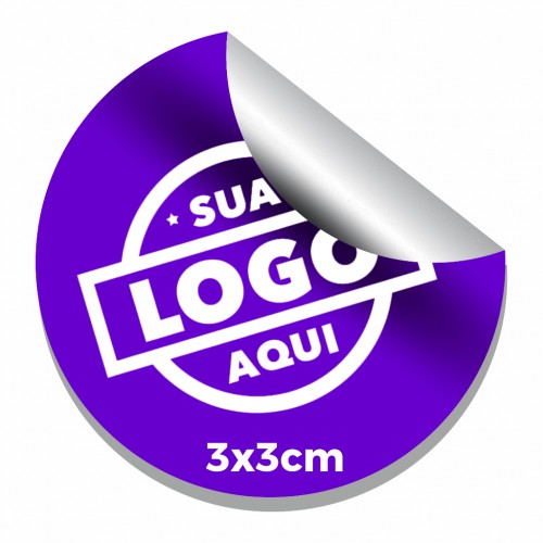 Adesivo Vinil com recorte 3x3